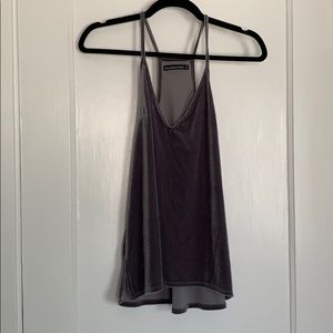 Velvet tank-top